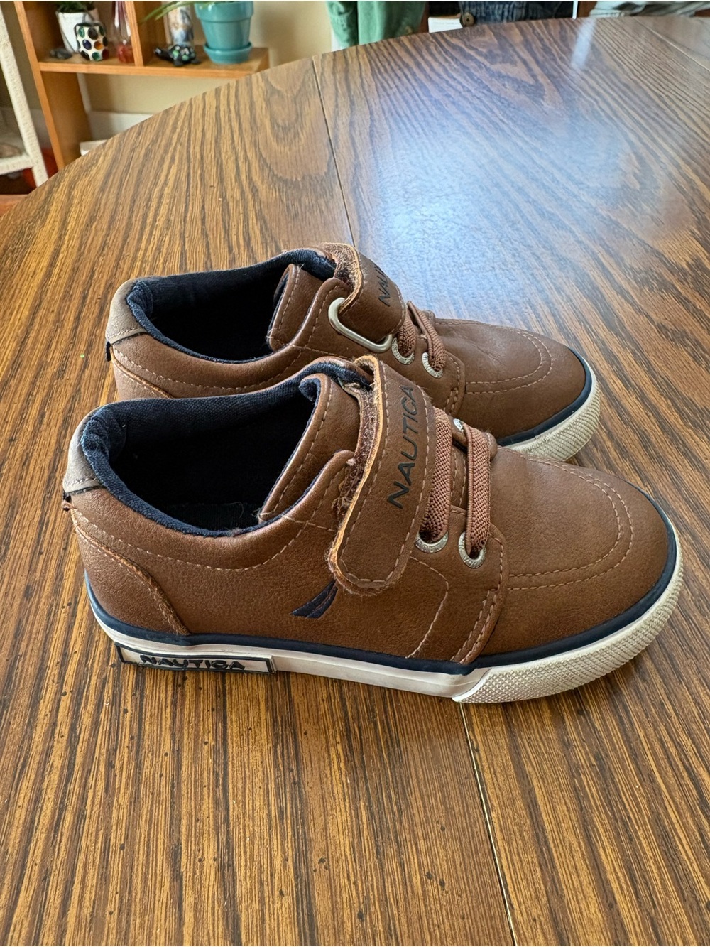 Nautica Brown Toddler Sneakers